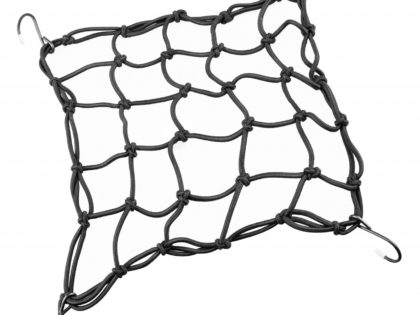 FORCE gumy upínacie, sieť, 25 x 25 cm, čierne
