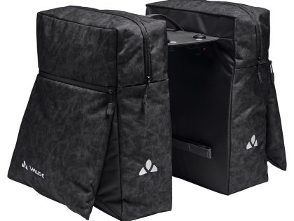 Vaude dvojitá taška na nosič TwinZipper (UniKlip 2), black